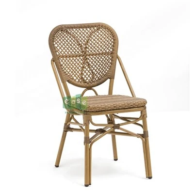 Komèsyal Deyò Rattan Wicker Chèz